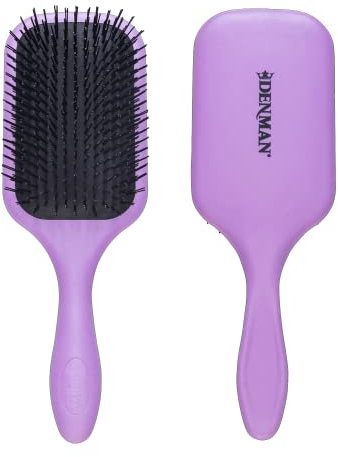 Denman D90L Tangel Tamer Ultra, violett, Entwirrungsbürste, Paddlebürste, 118 g