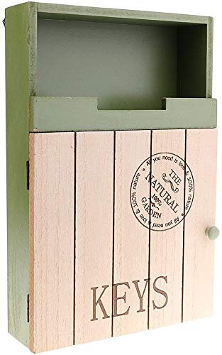 Tubayia Armoire à clés murale en bois - Décoration pour la maison, le bureau, le restaurant, le café