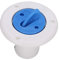 EVGATSAUTO Water Filler Cap,Deck Water Filler Cap Fill Tank Flange for 1/2in Hose Marine Boat RV Yacht Accessory