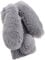 Unichthy iPhone Xr Case for Girls Glitter Gems Plush Bunny Ears Cute Cover Soft Silicone Fluffy Warm Winter Case Lovely Rabbit Shockproof Protective Cover for iPhone Xr - Grey