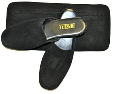 Imperial Pantofole Uomo in CAMOSCIO da Viaggio con Custodia Made in Italy