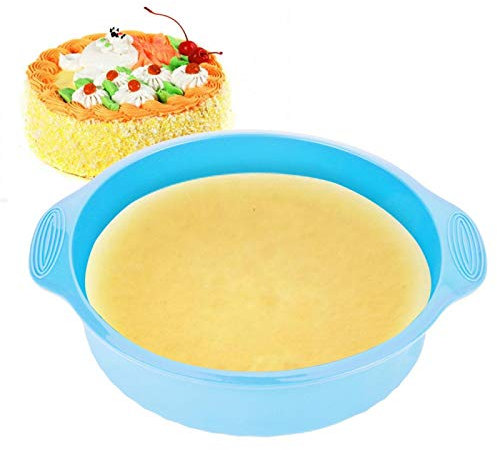 Kuchenformen, Silikon Kuchenformen Rund Schichtkuchen Backform 9 Zoll Antihaft Kuchenform und Tortenform für Geburtstagsfeier Hochzeitstag
