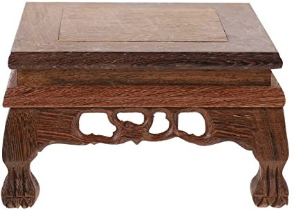 Chinese Display Stand Oriental Furniture Wooden Base Square Teapot Base Bonsai Vase Display Stand