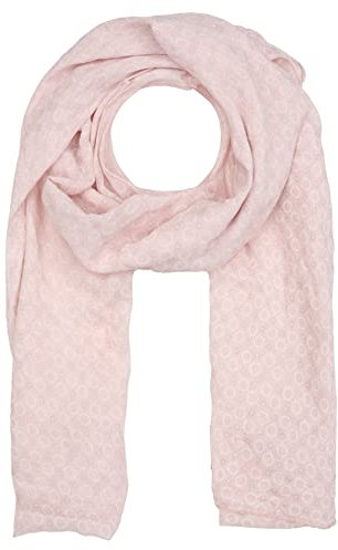 Zwillingsherz Seiden-Tuch Damen stylisches Muster - Made in Italy - Eleganter Sommer-schal für Frauen - Hochwertiges Seidentuch/Seidenschal - Halstuch und Chiffon-Stola Dezent - rose