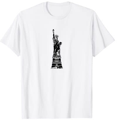 Statue of Liberty Patriotisches T-Shirt, Geschenk für USA Patrioten T-Shirt