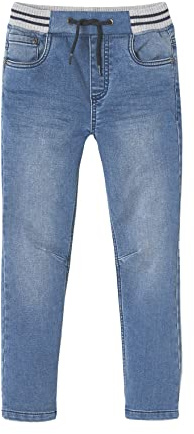 Vertbaudet Jungen Sweathose, Denim-Optik