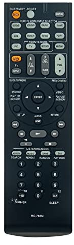 VINABTY RC-765M RC765M Fernbedienung ersetzen Passend für Onkyo AV Receiver 24140765 RT24140765 TX-SR608 TXSR608 TX-SR313 TXSR313