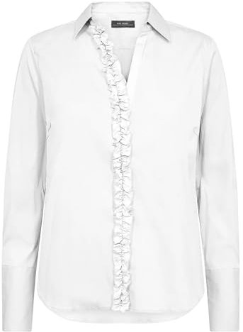 Mos Mosh Bluse SYBEL mit Baumwolle XL Weiss