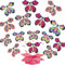 guowanpp 15 Pieces Magic Flying Butterfly, Clockwork Butterfly Card for Birthday present, Colorful Rubber Band Powered Butterfly, Flying Spinner, Magic Mixie，Gift for Birthday, Wedding