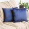 2er Set Kissenbezug 50x50 cm blau Samt flauschig weich Sofakissen Dekokissenbezug Kissenhülle für Couch, Schlafzimmer, Wohnzimmer & Balkon, Ocean, mit verstecktem Reißverschluss