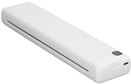 Ejoyous Thermodrucker A4, Mobiler Drucker A4 für Unterwegs Kleiner Bluetooth Tragbarer Drucker, Kompatibel mit Android und iOS Unterstützt A4 Thermopapier Ohne Patronen