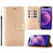 Anhow iPhone 12 Case Wallet with Wrist Strap, Flip Leather Case with Cards Holder and Kickstand for iPhone 12/12 Pro, Gold