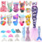 Miunana 18 Accesorios para Muñeca De 11,5 Pulgadas 30 cm: 2 Vestidos Ropas De Sirena + 6 Bañadores + 4 PCS Zapatos + 6 Coronas