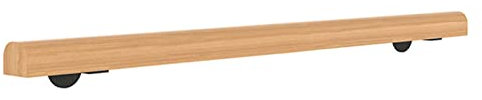 Spindelpfosten für Treppen, Korridor, Dachboden, Geländer, quadratisch, Haltegriffe aus Holz, natürliches Geländer, schmiedeeiserne Balustersäule mit verstellbarer Halterung (Farbe: Handlauf