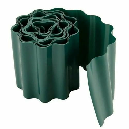 ZPFDSG Rasenkante Kunststoff-Garten-Gras-Zaun-Weg-Rasen-Wand-Kanten-Kies-Grenzwerkzeug(15x900CM)