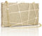 Farcauo Handtasche Damen Abendtasche Golden Damen Clutch Kleine Umhängetasche Stylische Crossbody-Tasche mit Kette Glitzernde Abendtasche für Partys und Cocktailpartys und Abschlussbälle
