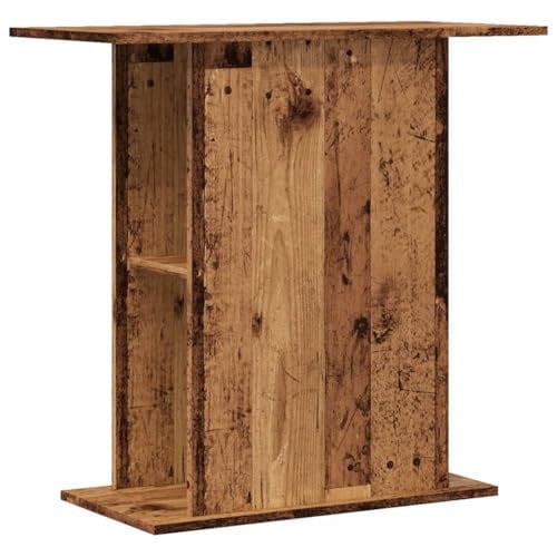 vidaXL Aquariumständer Altholz-Optik 36x75x72,5 cm Holzwerkstoff, Aquarienschrank, Aquarienunterschrank, Aquarienständer, Aquariumunterschrank