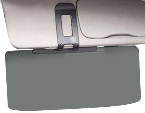 Car Sun Visor Extension With Polarized Glare Protection - Windscreen Extender Shade for Day and Night Anti-Glare, Front Seat Driver or Passenger - 32x14.5 cm