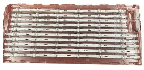 MOTMKUKPAM Tira de LED Compatible con Samsung UE65AU7105K UN65AU7700G GU65TU8079U UE65TU7005K BE65T-H UE65AU7100K UE65AU7100U UN65AU7000G UE65TU6905K(1set For 1 TV)