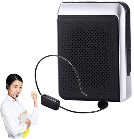 NGARY Amplificateur Vocal Personnel, Microphone Et Haut-Parleur Filaires Rechargeables 30 W avec Microphone Antibruit, Prend en Charge Diverses Méthodes De Lecture, pour Enseignants Et Entraîneurs