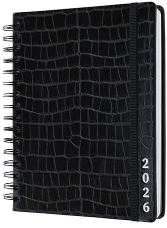Kokonote Terminplaner 2025 2026 Kalender 2026 Buchkalender Caiman Black Planer Schülerkalender Studienplaner 2025/2026 - Wochenplaner Schulplaner 2025 A5 - Schulanfang Geschenke Schulsachen Aesthetic
