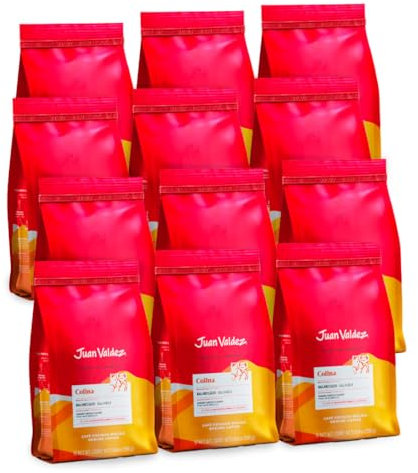 Juan Valdez Colina, Café Molido Tostión Media, Notas a Durazno y Chocolate Blanco, 250g (Pack x 12)