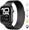 Original Milanaise Ersatzarmband Kompatibel mit Apple Watch Armband 46mm(Series 10) 44mm 45mm 49mm, Magnetische Metall Edelstahl Armbänder für iWatch Series 10 9 8 7 6 5 4 3 SE Ultra 2 1 Herren Damen