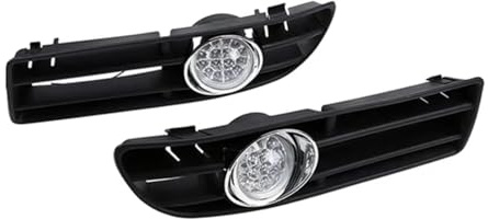 Nebelscheinwerfergitter Kompatibel Mit VW Für Bora Für J&etta Für MK4 1999 2000 2001 2002 2003 2004 2005 2006 2007 Auto-Frontstoßstange Nebelscheinwerfer Kühlergrill