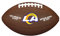 Wilson American Football NFL TEAM LOGO, Offizielle Größe, Mischleder