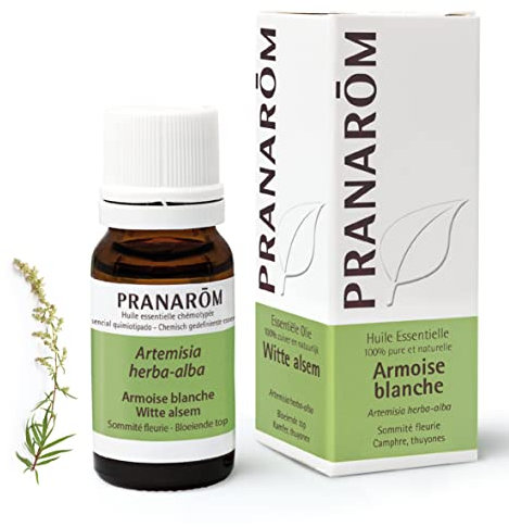 Pranarôm Armoise blanche Huile Essentielle Artemisia herba-alba Sommité Fleurie HECT 10 ml
