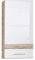 trendteam smart living - Hängeschrank Schrank - Badezimmer - Set One - Aufbaumaß (BxHxT) 37 x 77 x 24 cm - Farbe Weiß Hochglanz mit Eiche San Remo Hell - 133650196