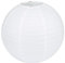 LIHAO - Paquete de 10 farolillos redondos de papel, pantalla de lámpara, forma de bola, 30,5 cm, para decoración en fiestas o bodas, color blanco