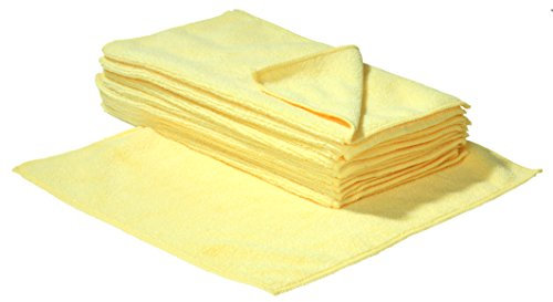 Mikrofaser Reinigungstücher gelb 40 x 40cm 10 Stück