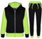 A2Z 4 Kids Trainingsanzug Mädchen Jungen Unisex Plain And Camouflage - T.S Plain 101 Neon Green 9-10