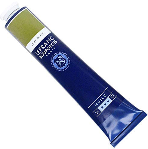 Lefranc & Bourgeois Fine Oil Pintura al Óleo, Verde (Olive Green), 150 ml