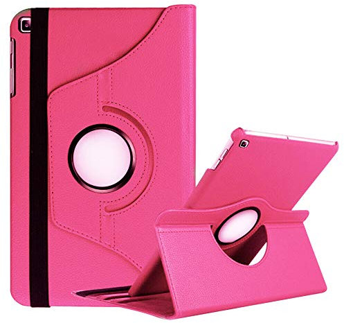 MUNDDY- FUNDA GIRATORIA 360º Con Soporte para Samsung Galaxy Tab A7 10.4 2020 T500 T505 T507,rotable 360° (Rosa)