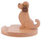 Garneck Wooden Phone Holder Cute Dog Cellphone Stand Holder Wood Mobile Phone Stand for Desk Office Home Car