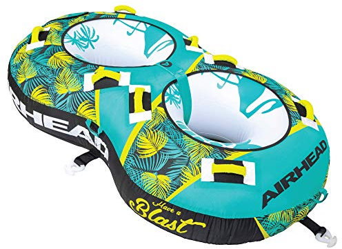 AIRHEAD Blast | 2 Rider Abschleppschlauch für Bootfahren mit Zwei Abschlepppunkten