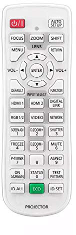 AuKing Projector Remote Control for Panasonic PT-EW550 PT-EW550E PT-EW550EL PT-EW550L PT-EW650 PT-EW650L PT-EX520 PT-EX620 PT-EX620L PT-EZ590