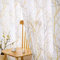 Fmfunctex Yellow Semi Sheer Curtains for Bedroom 72 Drop Grey Voile Curtains for Living Room Tree Branch Eyelet Curtain Linen Textured Light Filtering Window Curtain Drapes for Dining Room 2 Panels
