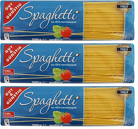 3er Pack Gut & Günstig Nudeln Spaghetti 3 x 500 g