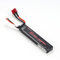 Airsoft Lipo Battery Airsoft Battery 7.4v Lipo Deans,Rechargeable 2S 7.4V 1100mAh Battery Pack with T Plug for Tactical Version Airsoft Gun