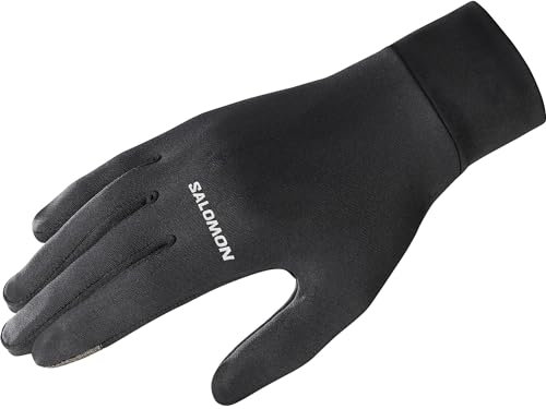 Salomon Cross Warm unisex Handschuhe, Praktisches Design, Atmungsaktive Wärme, Durchdachtes Design, Schwarz, M