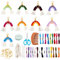 WEBEEDY 8 Stück Weben Regenbogen Schlüsselanhänger Makramee Regenbogen Schlüsselbund Bunten Regenbogen Quaste Schlüsselring Anhänger Boho Regenbogen Schlüsselhalter für Frauen Mädchen