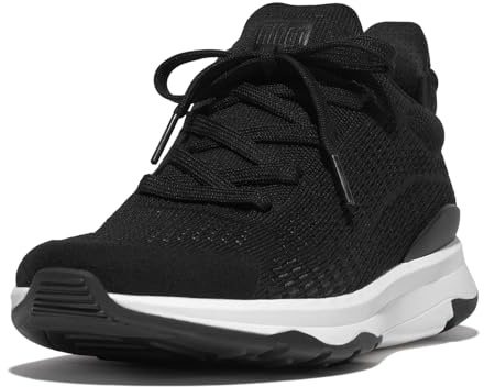 Fitflop Women's Vitamin FFX Knit Sports Sneakers, Black Mix, 3 UK
