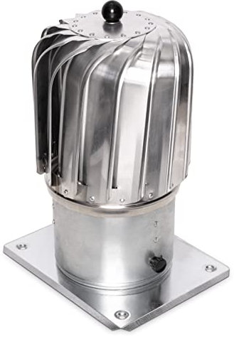 STERR ERC150AB - Tapa para chimenea (150 mm, aluminio, extendida, cubierta de chimenea)