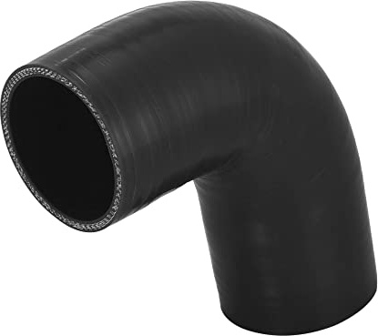 A ABSOPRO Voiture 57mm 2.25 ID 90 Degré Coupleur Tuyau Noir Silicone