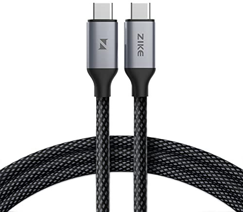 ZIKE Cavo USB C a USB C, 1,5 m, 100 W, USB 2.0 tipo C, ricarica rapida per MacBook Pro 2023, iPad Pro 2023, iPad Air 4, Samsung Galaxy, Pixel, Switch, LG e altro ancora