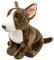Teddys Rothenburg Englischer Bullterrier sitzend 30 cm Kuscheltier Hund Plüschterrier Plüschtier