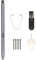 Stylet pour Galaxy Note 10 Lite, Remplacement du Stylet Tactile avec 5 Pointes pour Galaxy Note 10 Lite, sans Bluetooth (Gris)